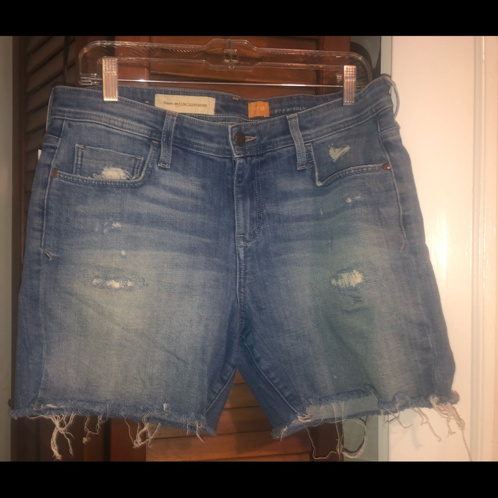 Pilcro cut off shorts